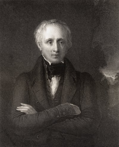 William Wordsworth, gegraveerd door John Cochran (fl.1821-65), uit 